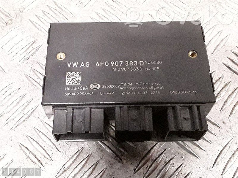 Audi A6 S6 C6 4F Unidad de control/módulo de la barra de remolque