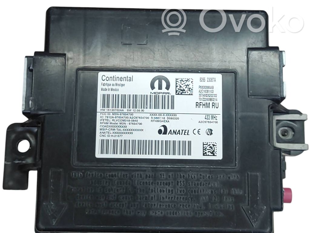 Chrysler Pacifica Keyless (KESSY) go control unit/module 