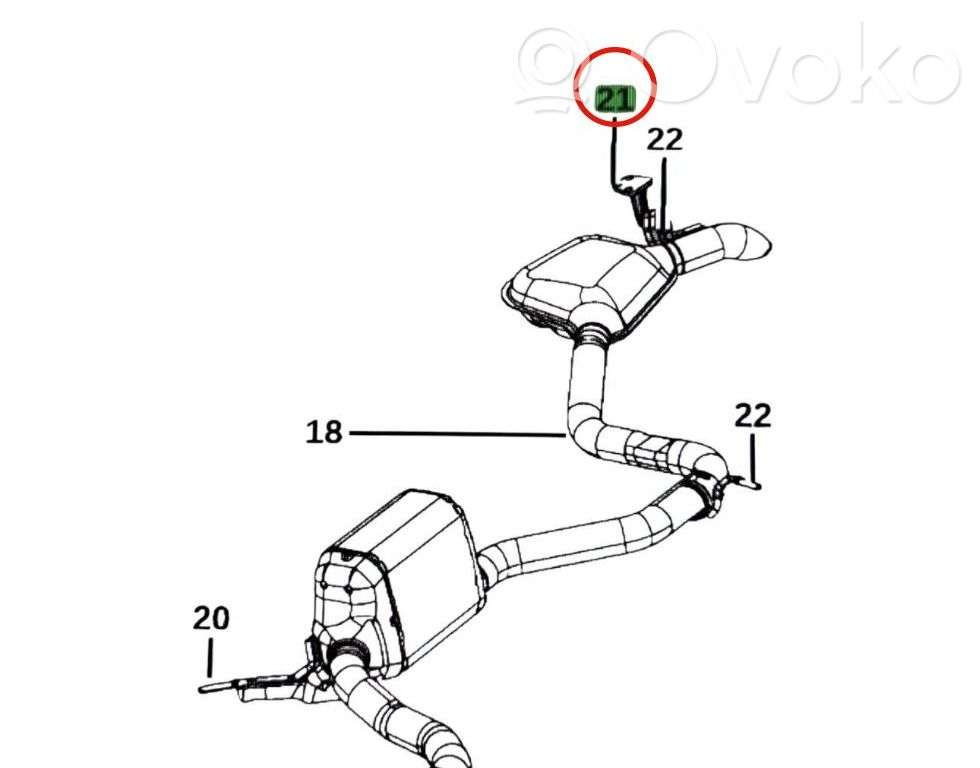 Chrysler Pacifica Muffler mount bracket/holder 