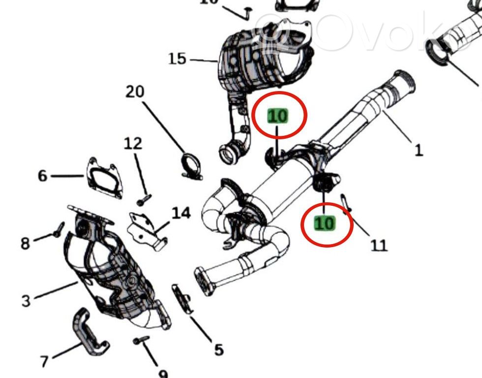 Chrysler Pacifica Muffler mount bracket/holder 