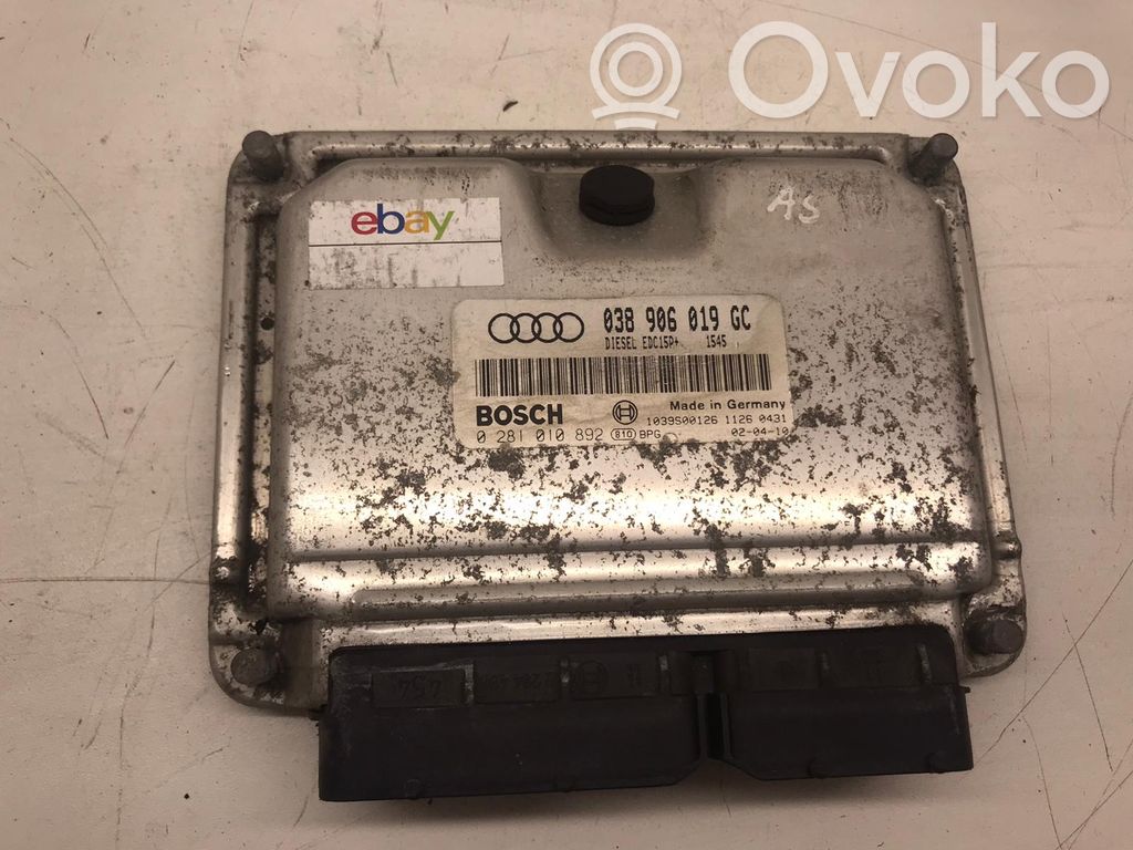 Audi A6 S6 C6 4F Engine control unit/module ECU 