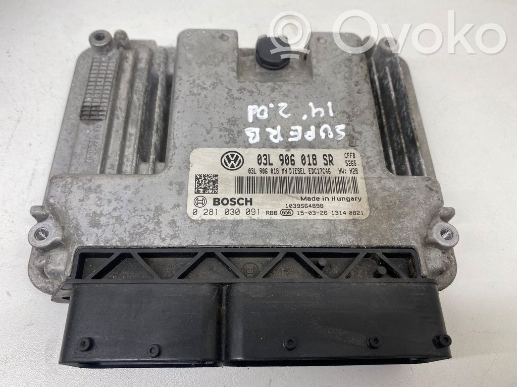 Skoda Superb B6 (3T) Engine control unit/module ECU 