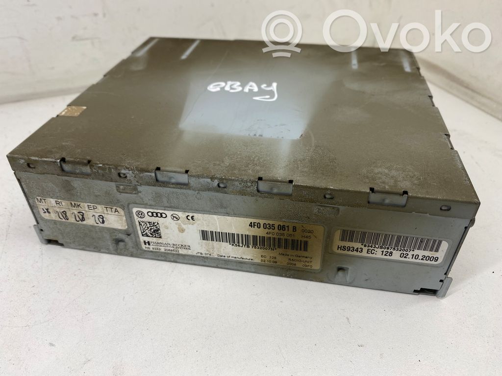 Audi A6 S6 C6 4F Radio/CD/DVD/GPS head unit 
