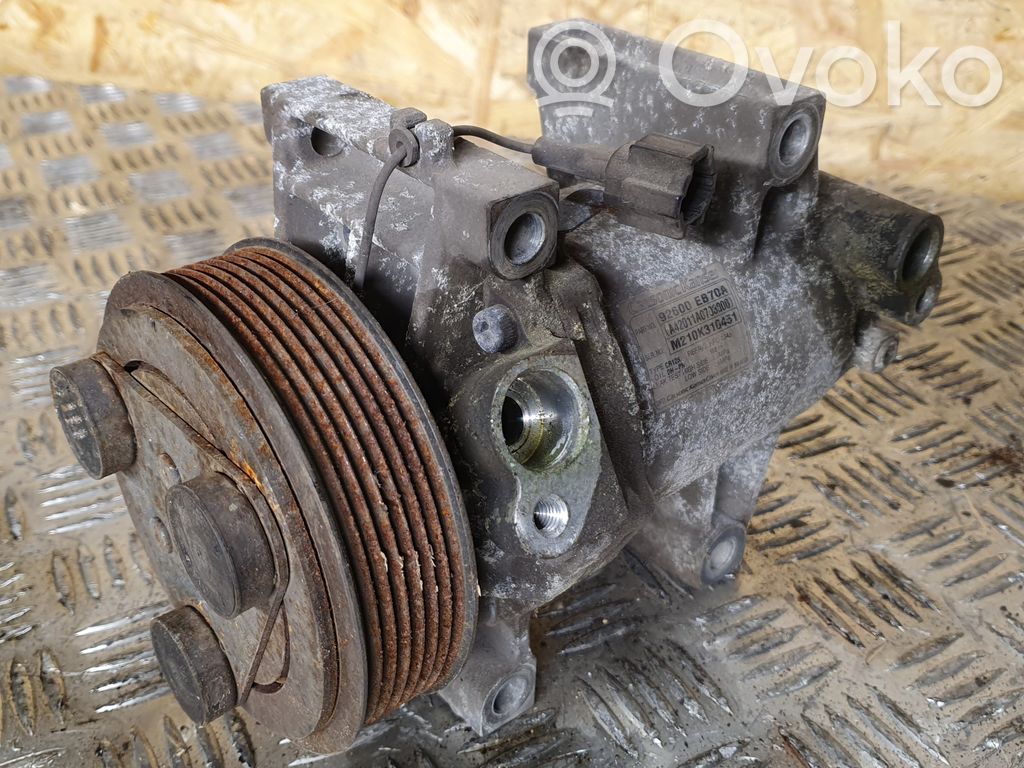 Nissan Navara D40 Kompresor / Sprężarka klimatyzacji A/C 