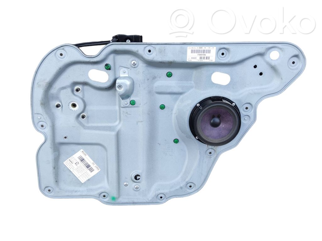Volkswagen Touran I Fensterhebermechanismus ohne Motor Tür hinten 