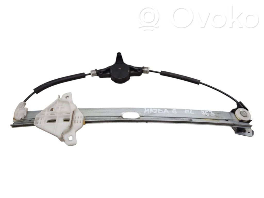Front window lifting mechanism without motor