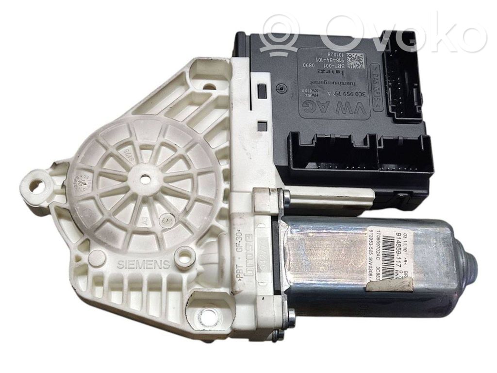 Volkswagen PASSAT CC Silnik regulatora szyby drzwi przednich 