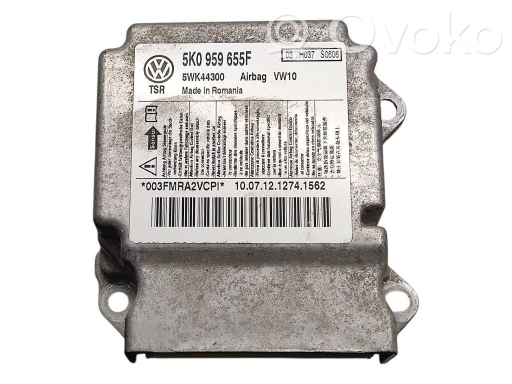 Volkswagen Golf Plus Airbag control unit/module 