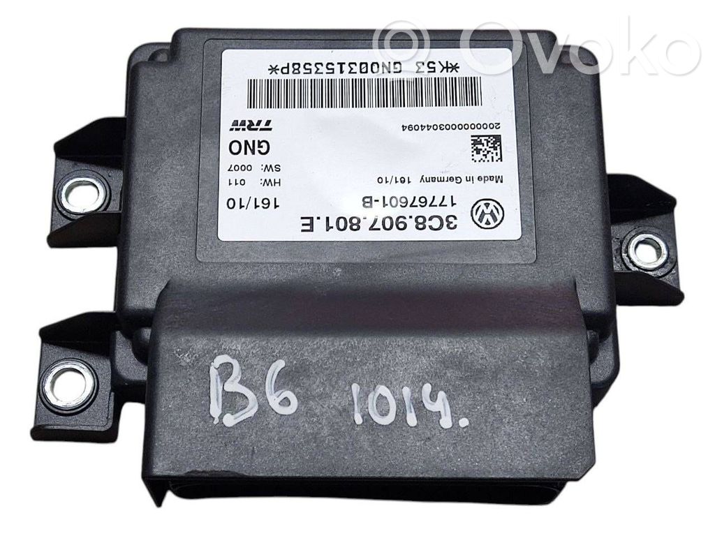 Volkswagen PASSAT B6 Module de commande de frein à main 