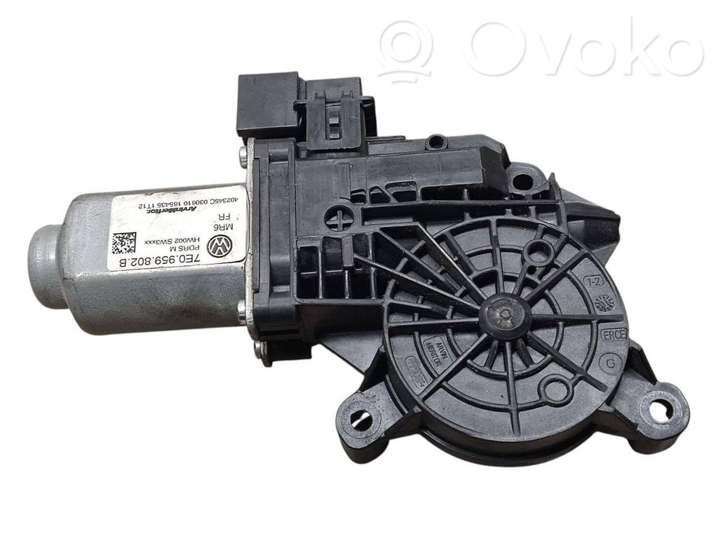 Volkswagen Transporter - Caravelle T5 Silnik regulatora szyby drzwi przednich 