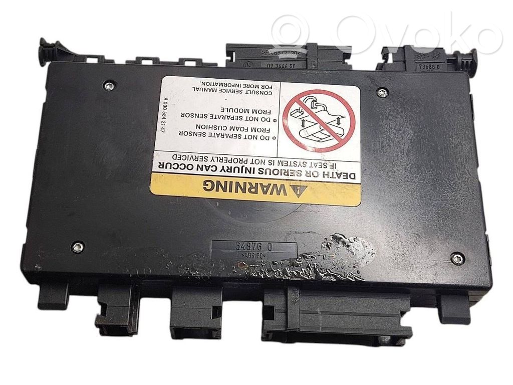 Mercedes-Benz E C207 W207 Module de commande de siège 
