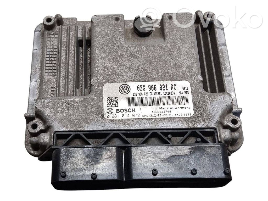 Volkswagen Caddy Engine control unit/module 