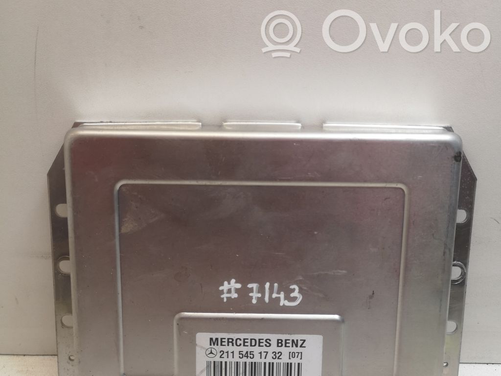 Module de commande suspension   A2115451732