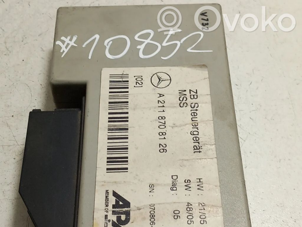 Mercedes-Benz E W211 Other control units/modules 