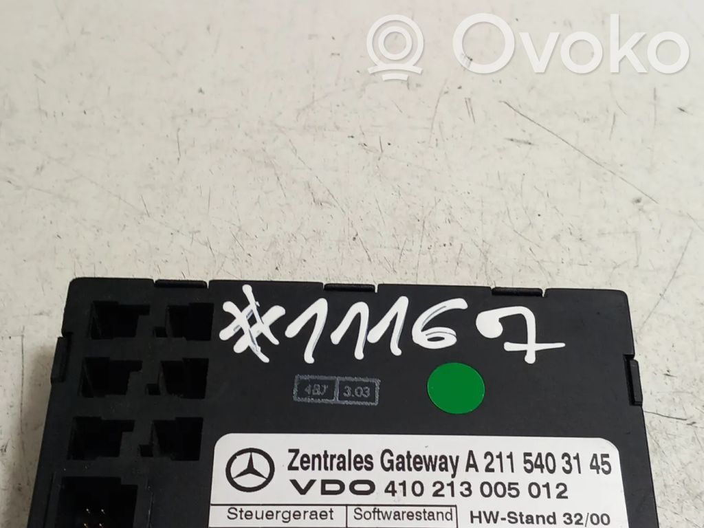 Mercedes-Benz CLS C219 Gateway control module 