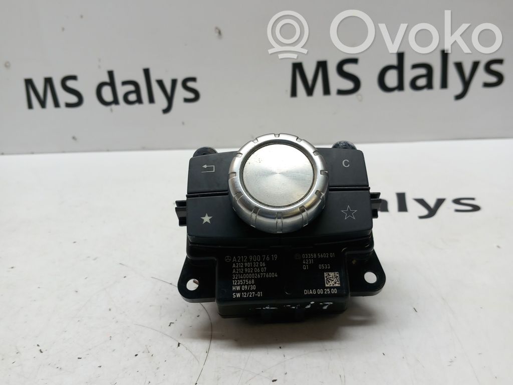 Mercedes-Benz E W212 Multifunctional control switch/knob 