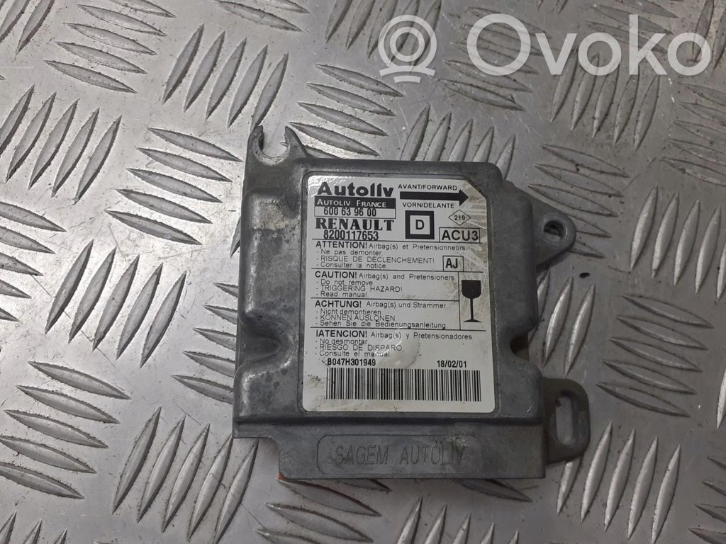 Renault Megane I Centralina/modulo airbag