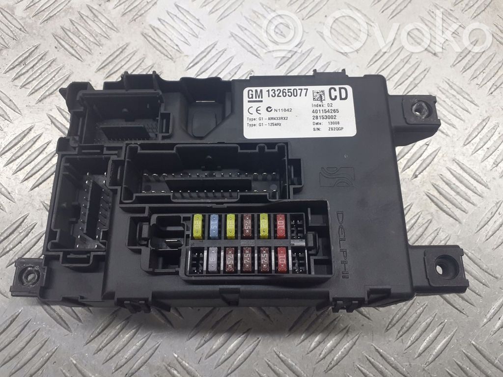 Opel Corsa D Boîte à fusibles