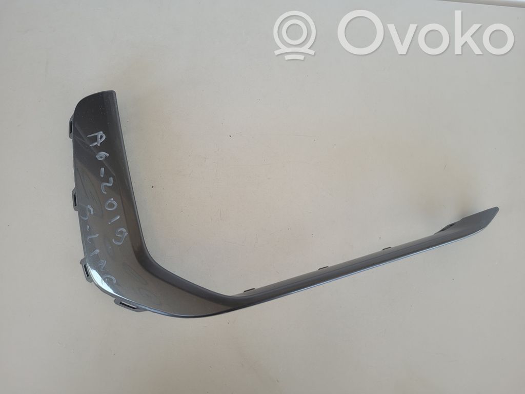 Audi A6 S6 C8 4K Front bumper splitter molding 