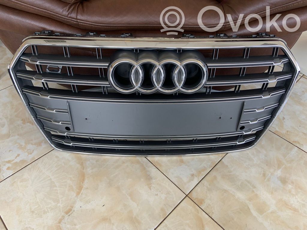 Audi A7 S7 4G Rejilla superior del radiador del parachoques delantero 