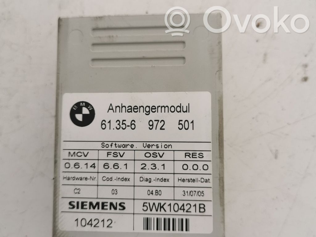 BMW 3 E90 E91 Unidad de control/módulo de la barra de remolque 