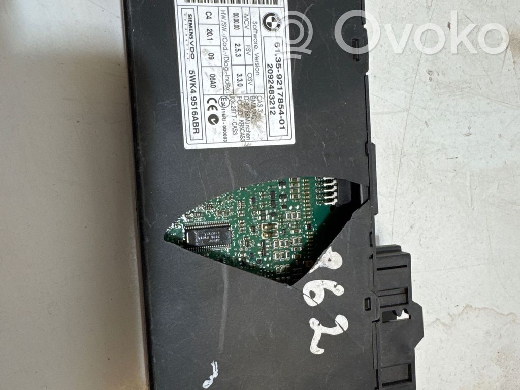 BMW 5 E60 E61 Unidad de control/módulo del CAS 