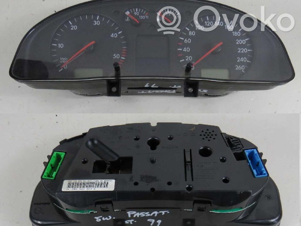 Volkswagen PASSAT B5 Velocímetro (tablero de instrumentos) 