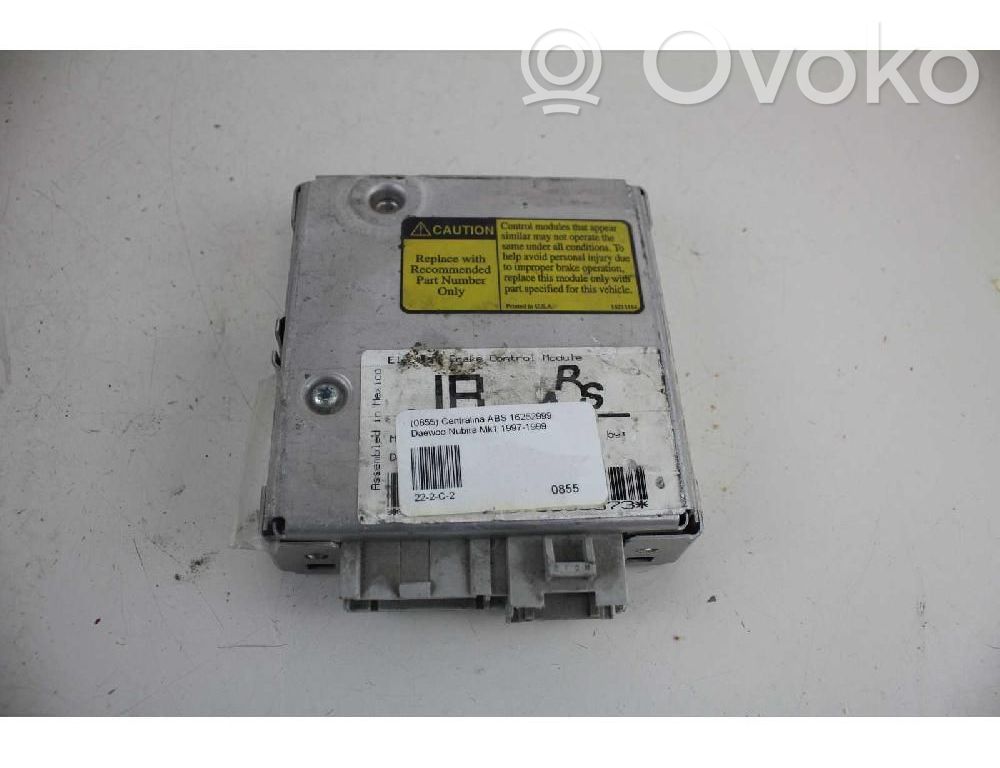 ABS control unit/module   16252999
