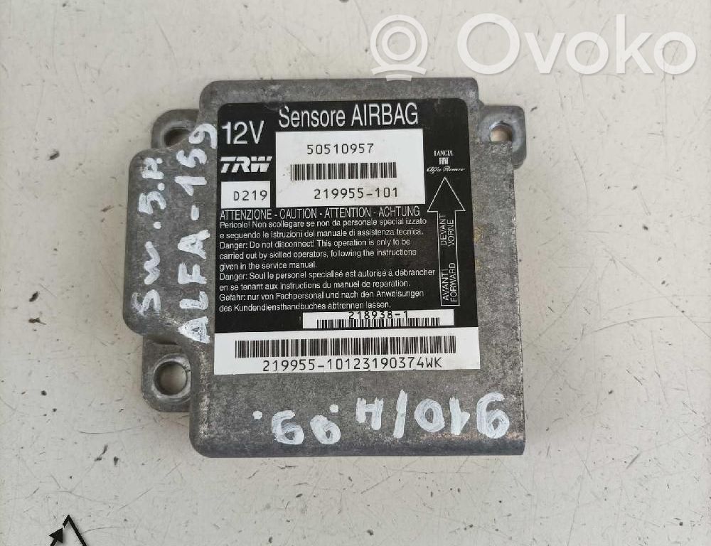 Alfa Romeo 159 Airbag control unit/module 