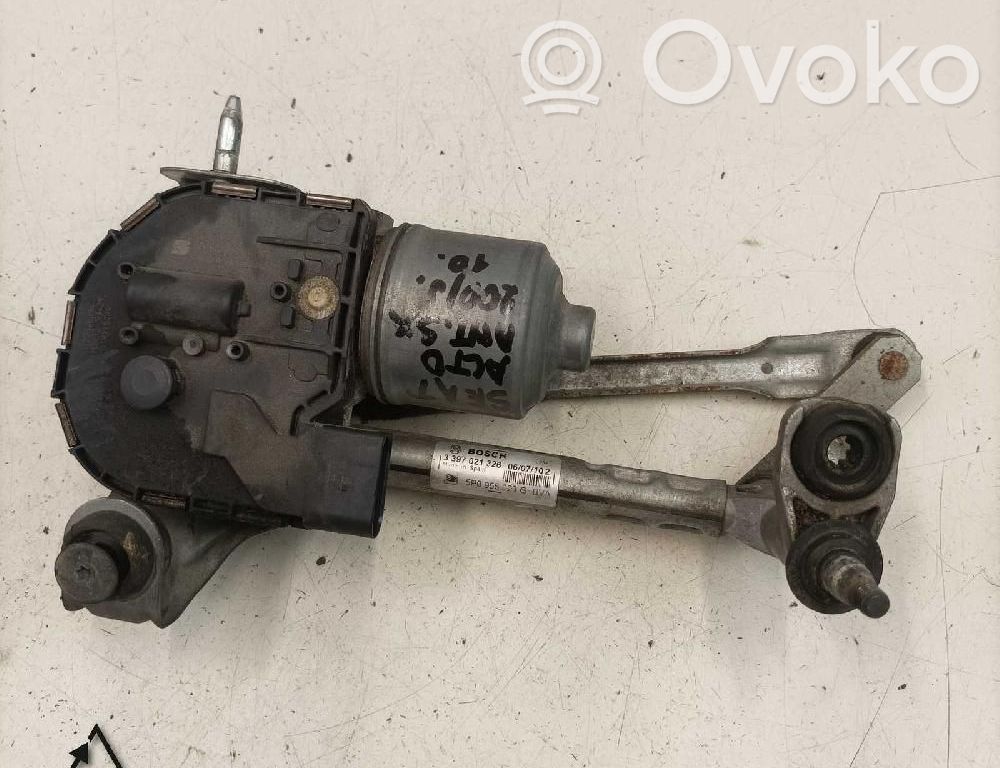 Seat Altea Mechanizm i silniczek wycieraczek szyby przedniej / czołowej 