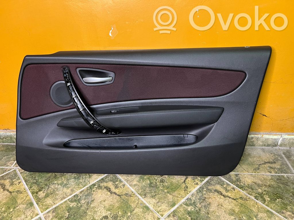 BMW 1 E81 E87 Boczki / Poszycie drzwi przednich 
