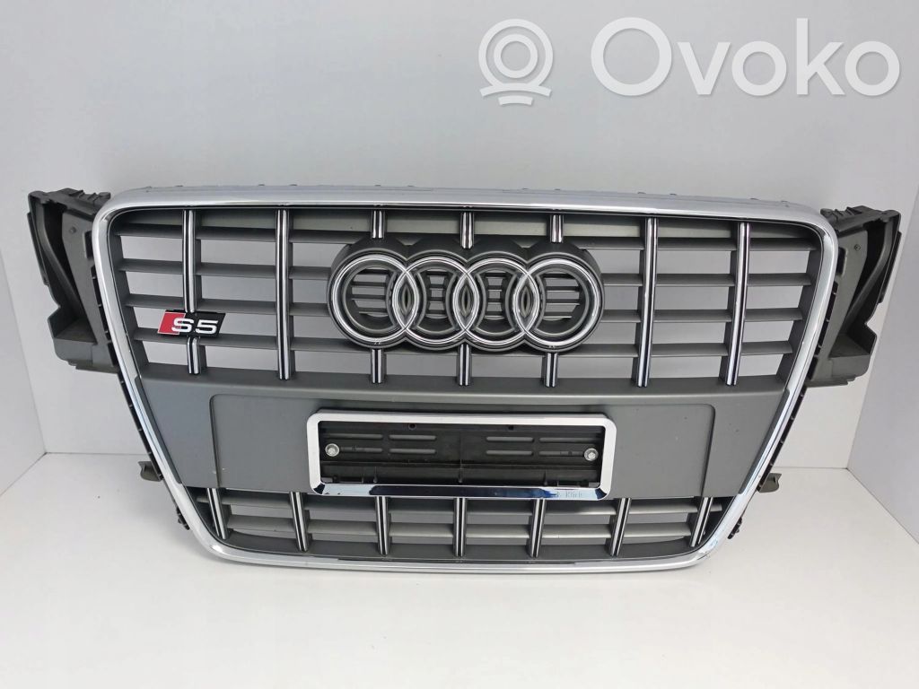 Audi A5 8T 8F Maskownica / Grill / Atrapa górna chłodnicy 