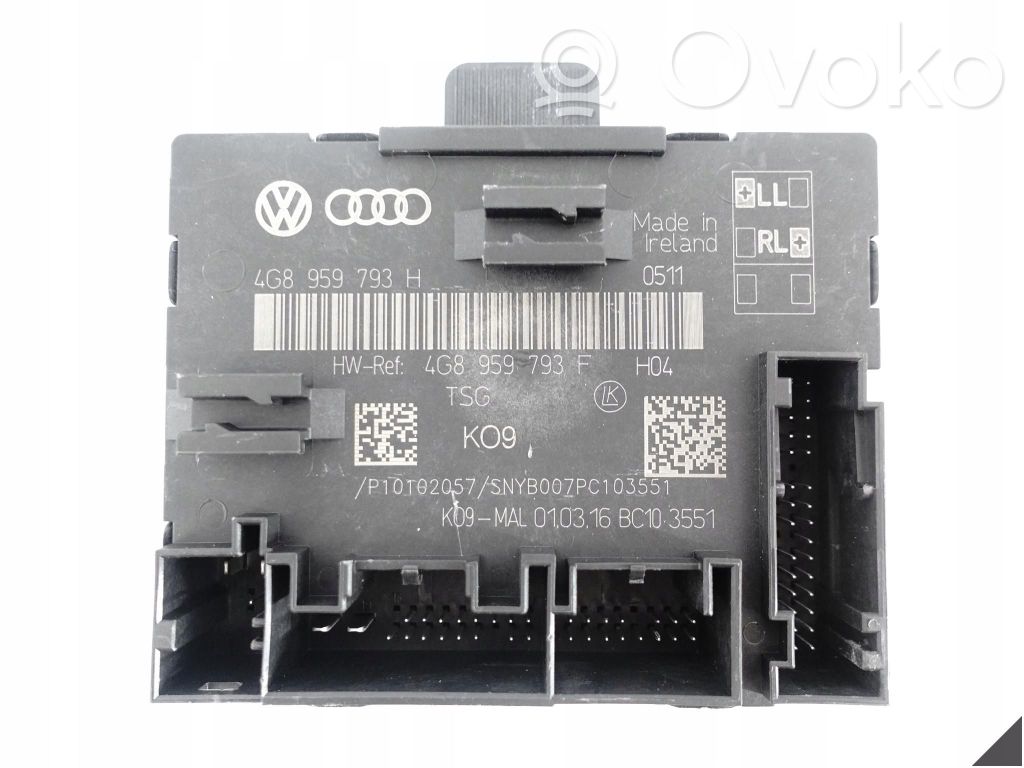 Door control unit/module   4G8959793H,445KW,4G8959793,4G8959793F,P10102057
