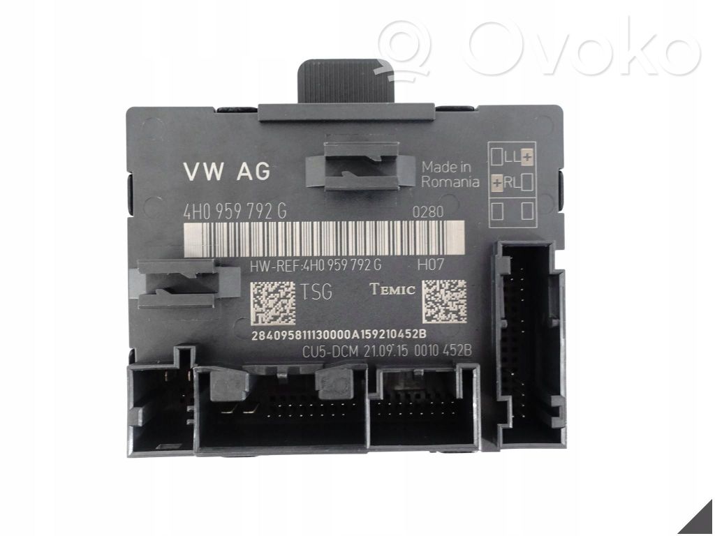 Door control unit/module   4H0959792G
