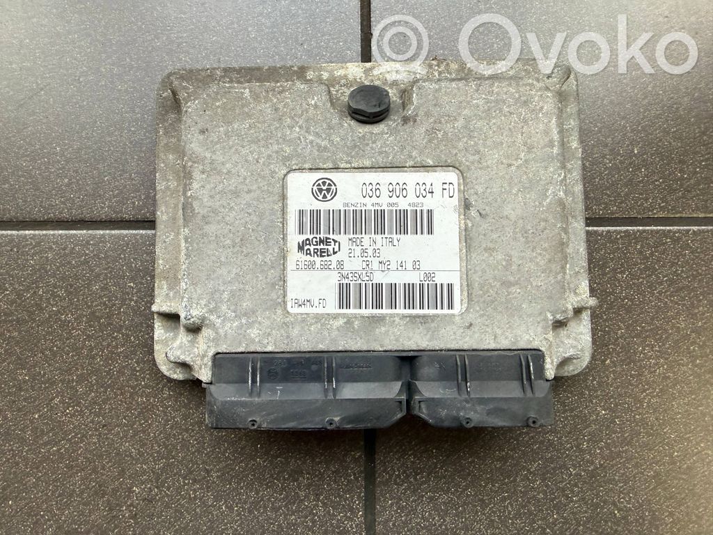 Skoda Fabia Mk1 (6Y) Engine control unit/module 