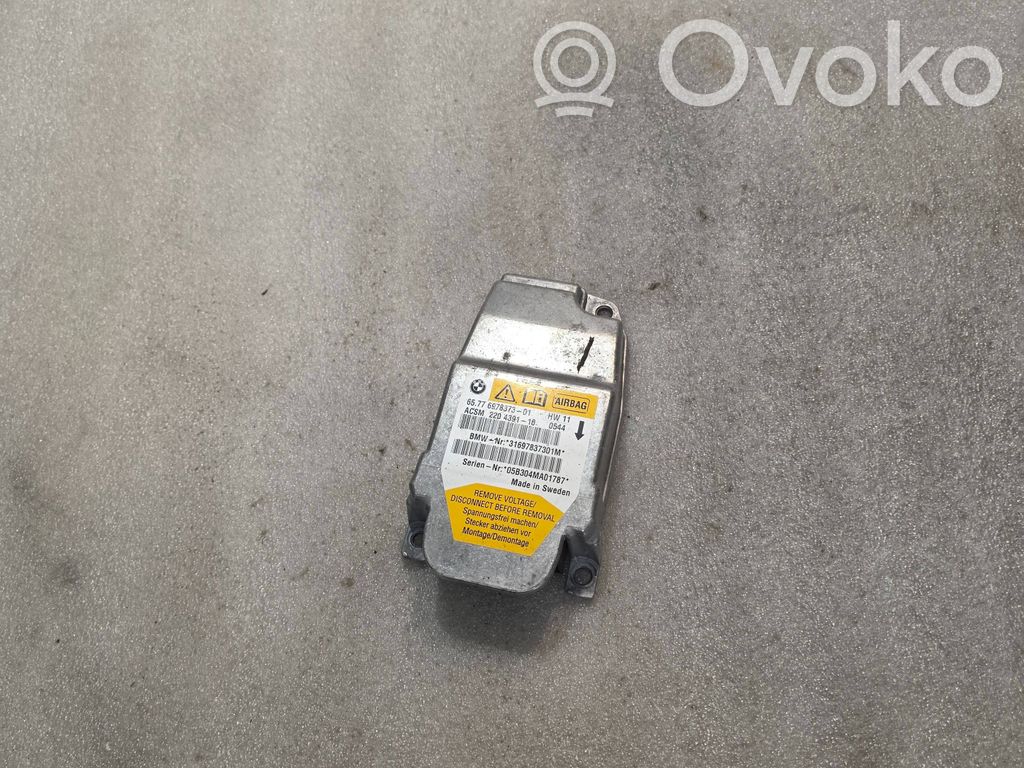 BMW 5 E60 E61 Sterownik / Moduł Airbag 