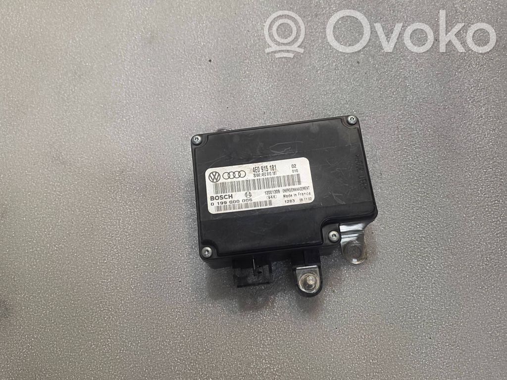 Audi A8 S8 D3 4E Unitate control management alimentare 