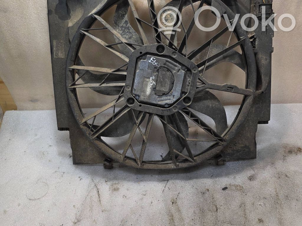 BMW 5 E60 E61 Elektrisks radiatoru ventilators 