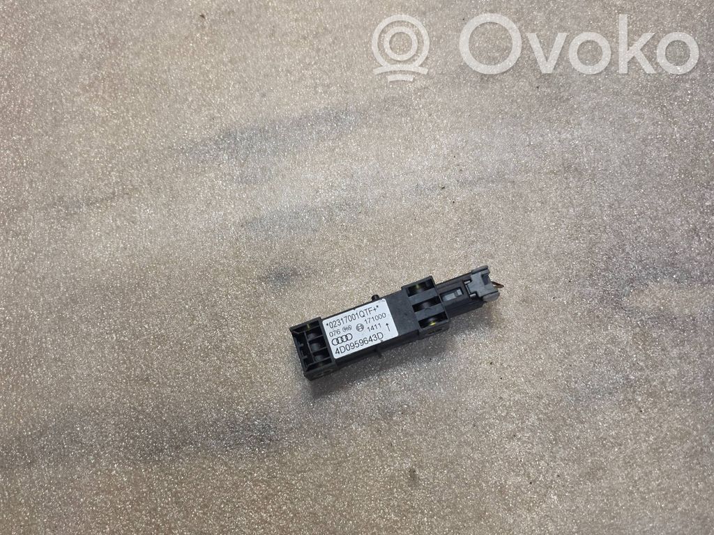 Audi A8 S8 D2 4D Turvatyynyn törmäysanturi 