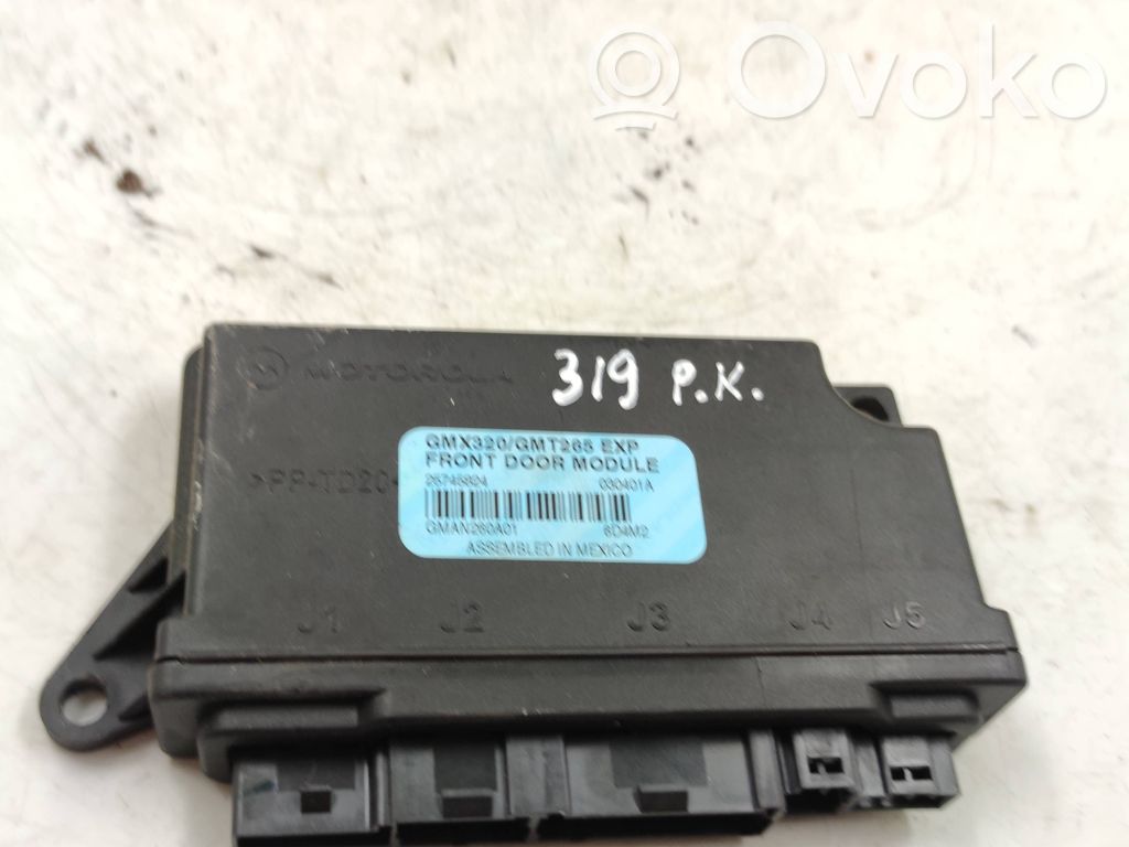 Cadillac CTS Door control unit/module 