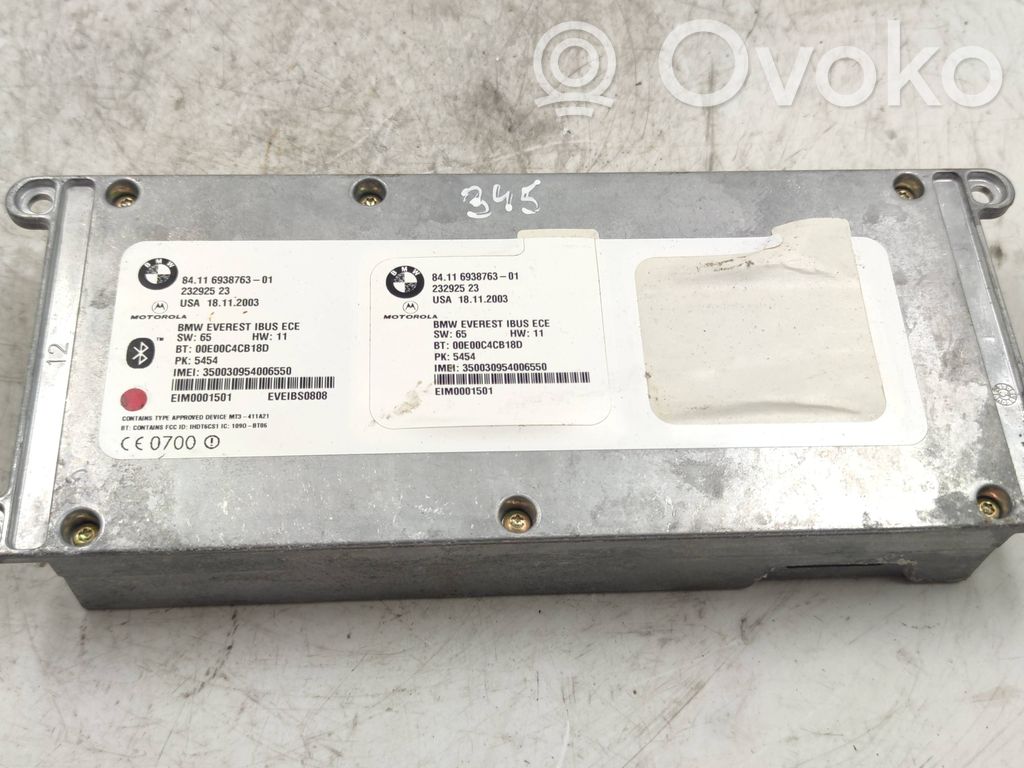 BMW X3 E83 Module unité de contrôle Bluetooth 