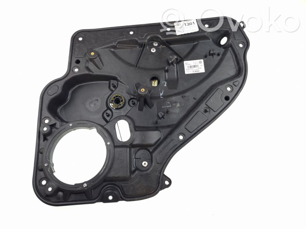 Volkswagen Golf VI Mechanizm podnoszenia szyby tylnej bez silnika 