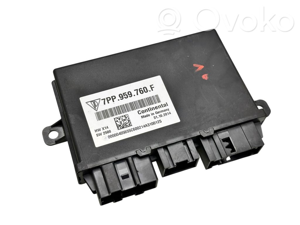 Seat control module   7PP959760F,31102014
