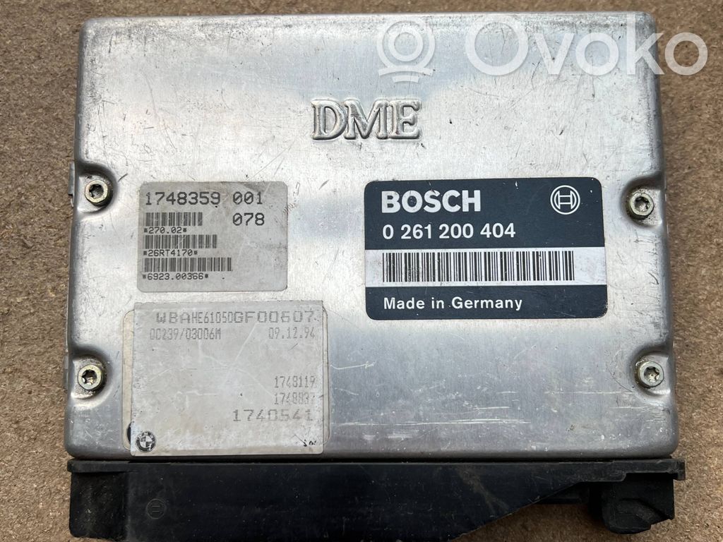 BMW 5 E34 Engine control unit/module 