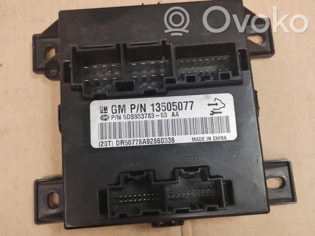 Module de commande de siège   13505077,5DS933783