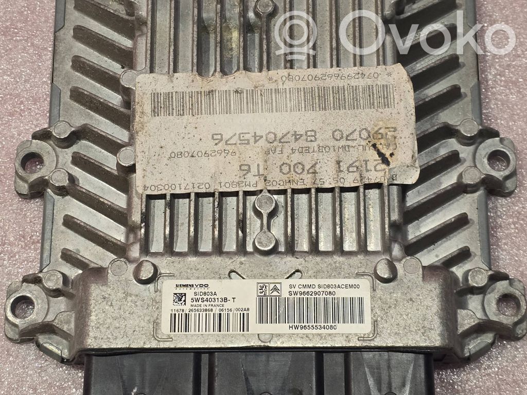 Peugeot 407 Engine control unit/module 