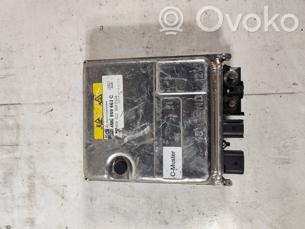 Audi Q7 4M Voltage converter inverter 