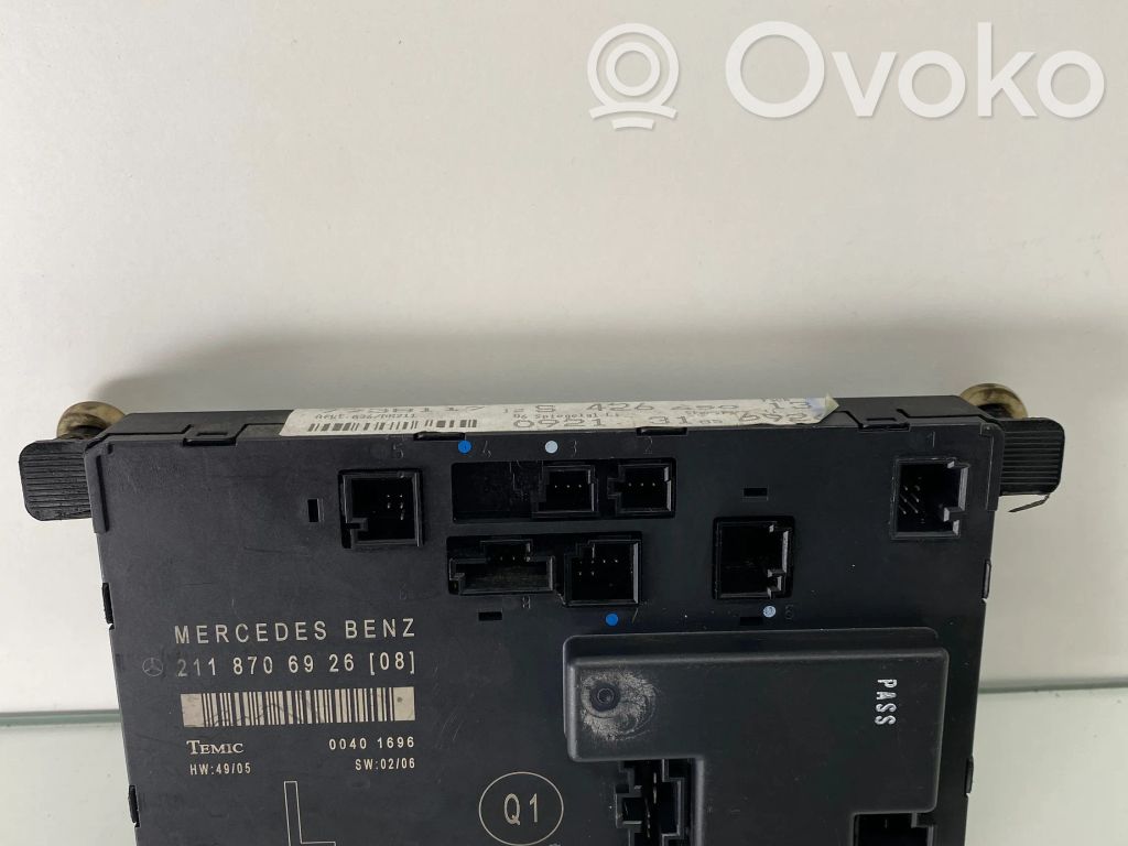 Mercedes-Benz E W211 Door control unit/module 