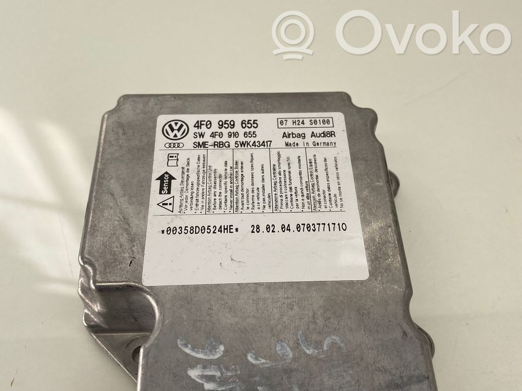 Audi A6 S6 C6 4F Airbag control unit/module 