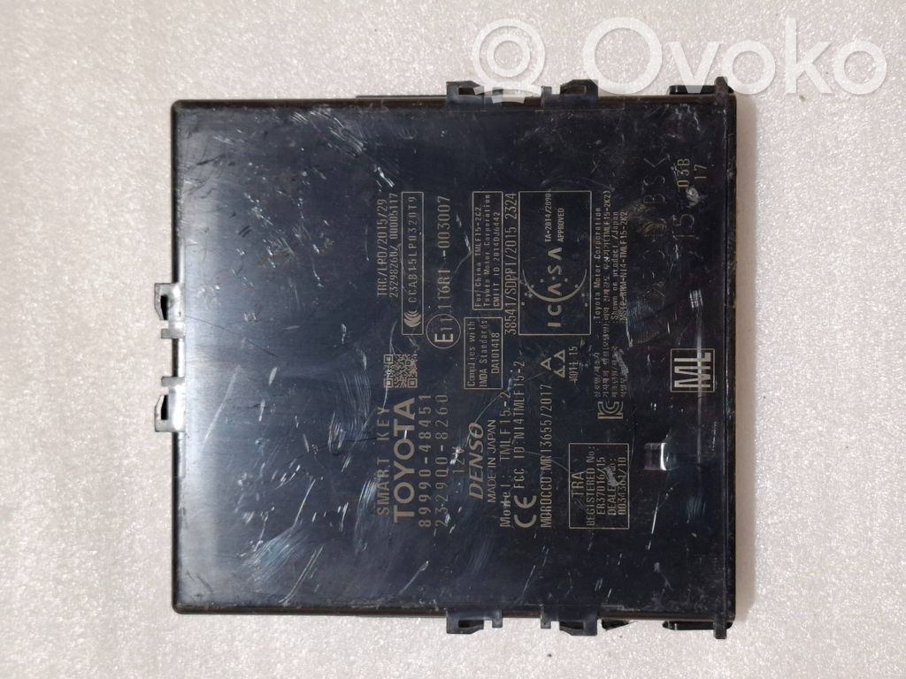 Lexus RX 450H Unitate/modul de control fără cheie (KESSY) 